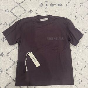 Essentials Fear of God Boxy Baby Tee Heavyweight T-Shirt Top